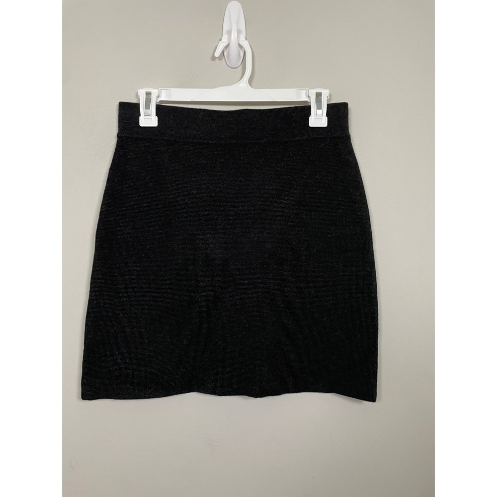 Krimson Clover Merino Wool Sweater Mini Skirt in Dark Gray Size Small